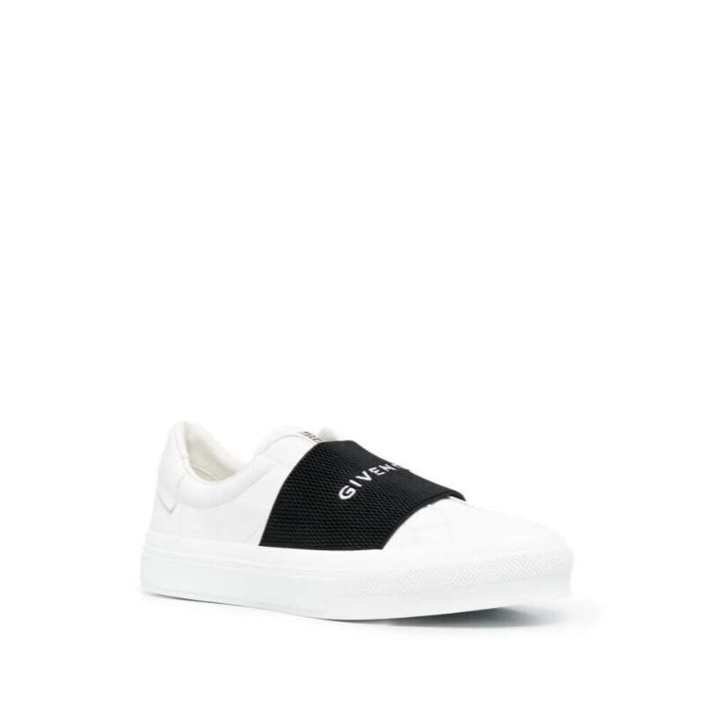 Givenchy logo-embroidered slip-on leather sneakers Size 38 Authentic